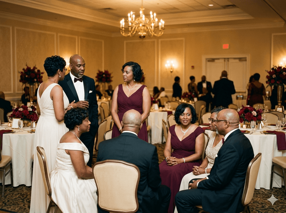 Supporters gathered at an elegant nonprofit gala